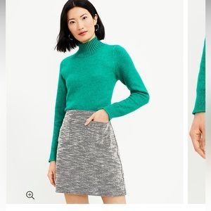 Loft Herringbone Skirt NWT
